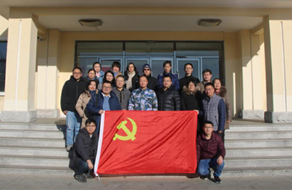 到花场峪抗日留念馆学习